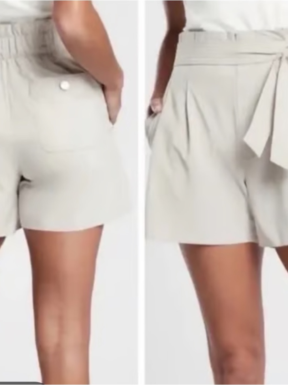 Athleta Skyline II Short Light Gray Size 2 - Picture 4 of 8
